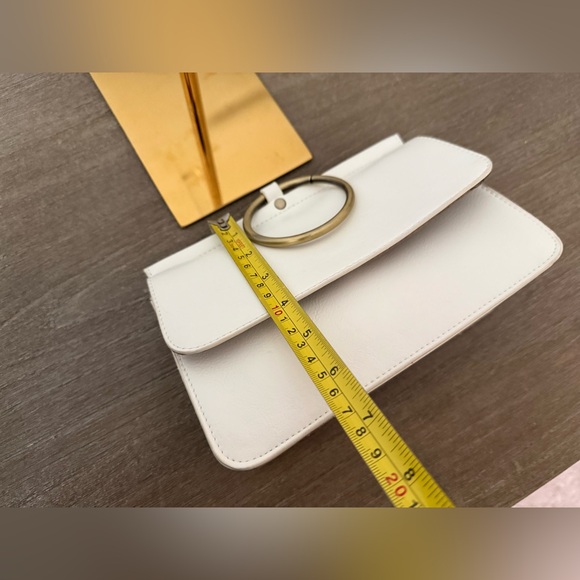 Joy Susan Aria Ring Bag with Crossbody Strap in Off White - Picture 9 of 10